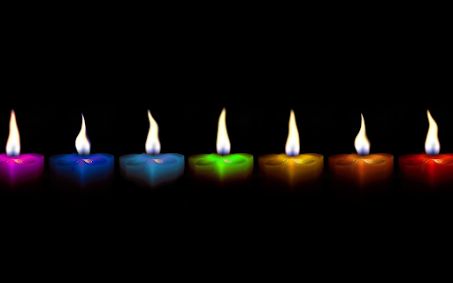 Rainbow candles  from Chrome web store to be run with OffiDocs Chromium online