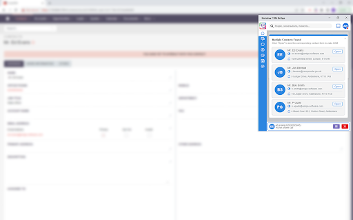 Rainbow CRM Bridge SuiteCRM  from Chrome web store to be run with OffiDocs Chromium online