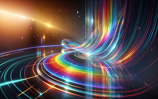 Rainbow Hologram Universe  from Chrome web store to be run with OffiDocs Chromium online