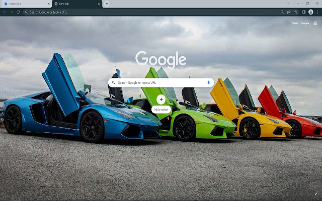 Rainbow Lamborghini  from Chrome web store to be run with OffiDocs Chromium online