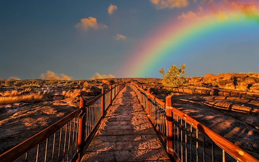 Rainbow Pathway  from Chrome web store to be run with OffiDocs Chromium online
