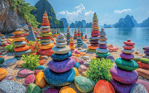 Rainbow stones  from Chrome web store to be run with OffiDocs Chromium online