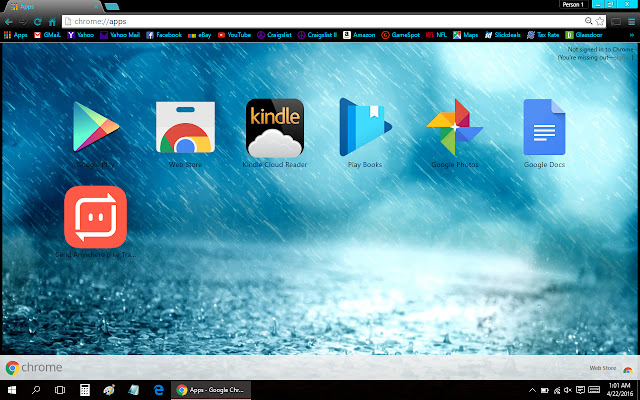 Rain Fall da Chrome Web Store será executado com o OffiDocs Chromium online