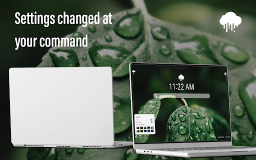 Rain Tab  from Chrome web store to be run with OffiDocs Chromium online