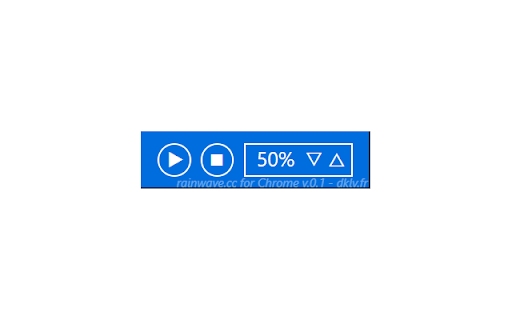 rainwaveForChrome  from Chrome web store to be run with OffiDocs Chromium online