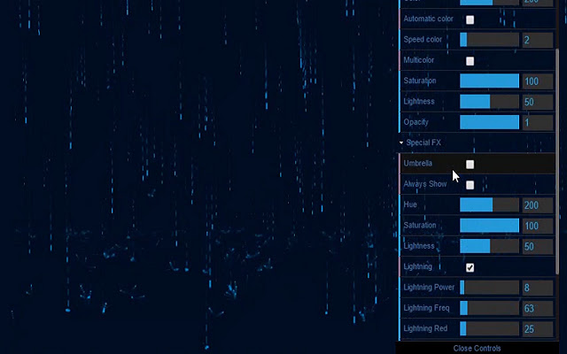 Rainy  from Chrome web store to be run with OffiDocs Chromium online