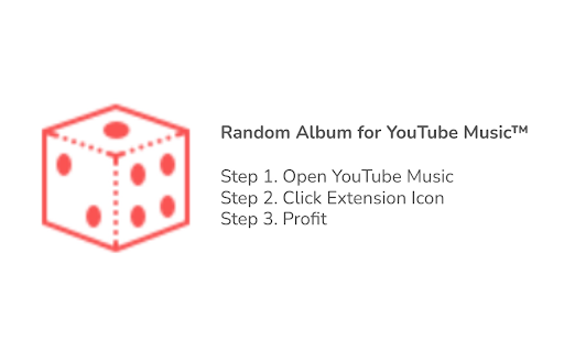 Random Album for YouTube Music™  from Chrome web store to be run with OffiDocs Chromium online