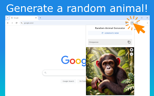 Random Animal Generator  from Chrome web store to be run with OffiDocs Chromium online