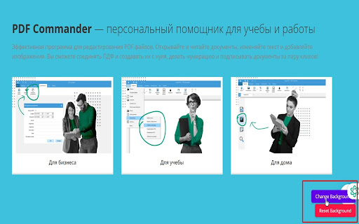 Random Background Button  from Chrome web store to be run with OffiDocs Chromium online