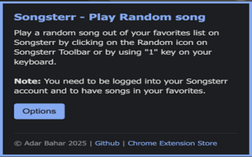 Random Favorite Picker  from Chrome web store to be run with OffiDocs Chromium online