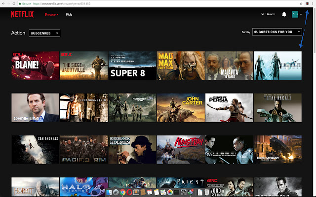 RandomFlix Pick a random netflix video  from Chrome web store to be run with OffiDocs Chromium online