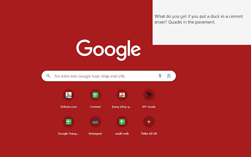 Random Jokes  from Chrome web store to be run with OffiDocs Chromium online