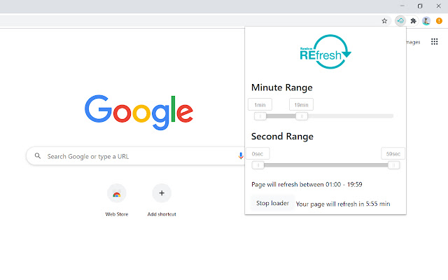 Random Refresh  from Chrome web store to be run with OffiDocs Chromium online