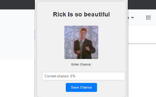 RandomRick  from Chrome web store to be run with OffiDocs Chromium online