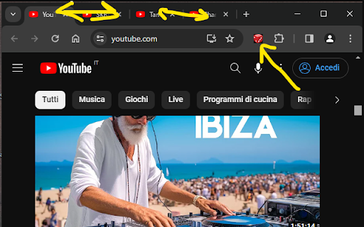 Random Tab Switcher  from Chrome web store to be run with OffiDocs Chromium online