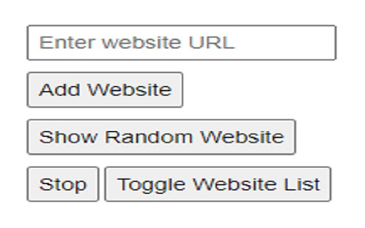 Random Website Viewer  from Chrome web store to be run with OffiDocs Chromium online