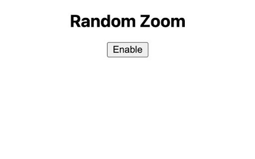 Random Zoom  from Chrome web store to be run with OffiDocs Chromium online