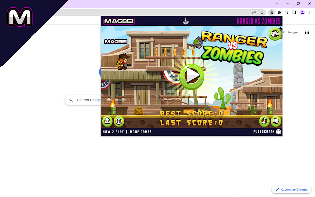Ranger VS Zombies Game Runs Offline  from Chrome web store to be run with OffiDocs Chromium online