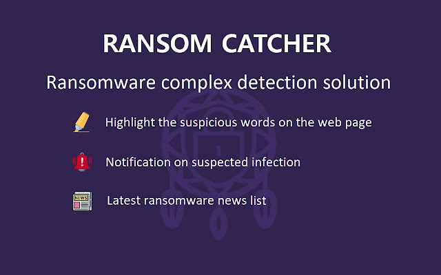 RansomCatcher  from Chrome web store to be run with OffiDocs Chromium online
