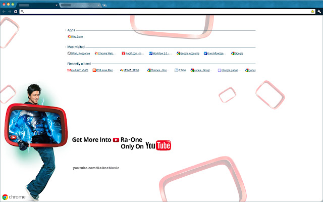 Ra.One on YouTube  from Chrome web store to be run with OffiDocs Chromium online