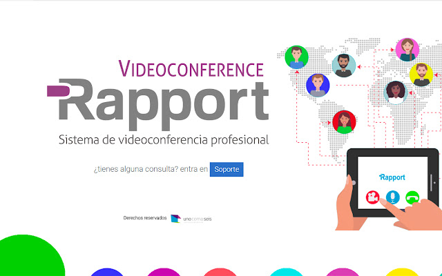 Rapport VideoConference  from Chrome web store to be run with OffiDocs Chromium online