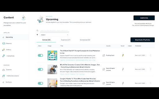 rasa.io  from Chrome web store to be run with OffiDocs Chromium online
