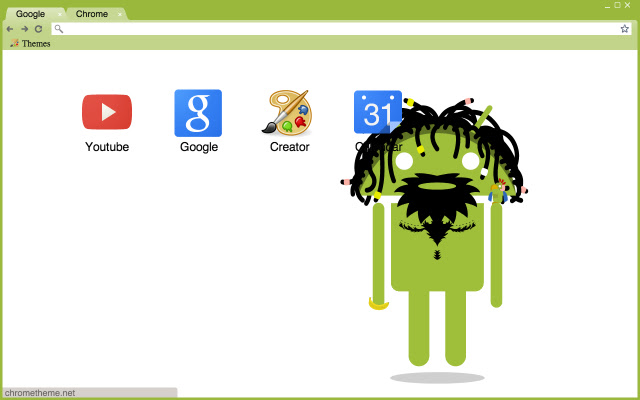 Rasta Droid Man  from Chrome web store to be run with OffiDocs Chromium online