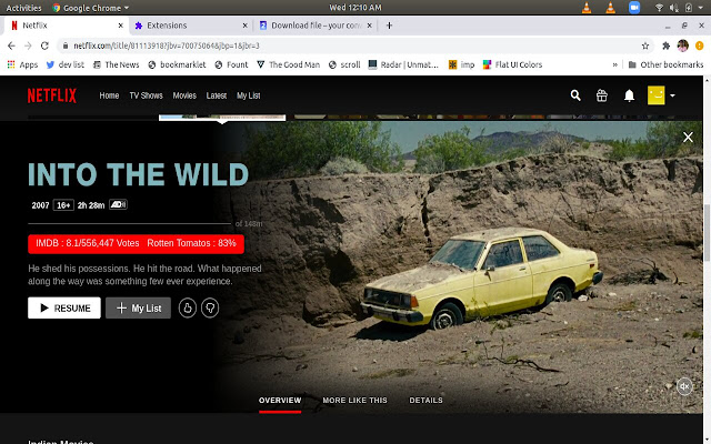 RateFlix: IMDb and RT ratings on Netflix  from Chrome web store to be run with OffiDocs Chromium online