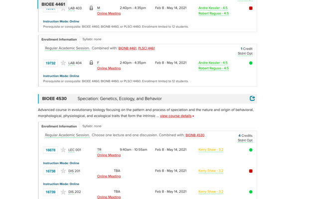 Rate My Cornell Professors  from Chrome web store to be run with OffiDocs Chromium online