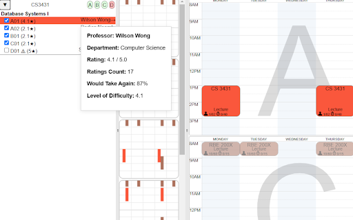 Rate My Planner  from Chrome web store to be run with OffiDocs Chromium online