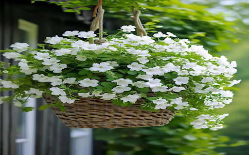 Rattan flower basket wallpaper  from Chrome web store to be run with OffiDocs Chromium online