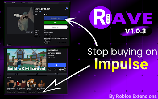 Rave Robux Savings and Management Tool  from Chrome web store to be run with OffiDocs Chromium online
