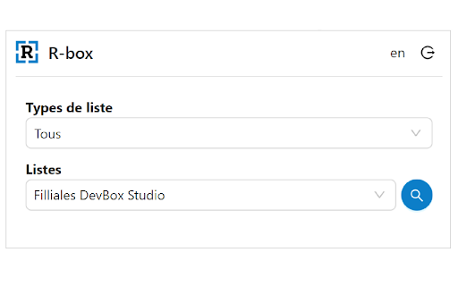 R Box highlights words  from Chrome web store to be run with OffiDocs Chromium online