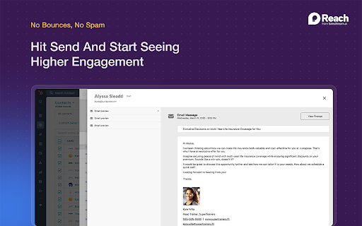 Reach from SalesStream.ai  from Chrome web store to be run with OffiDocs Chromium online