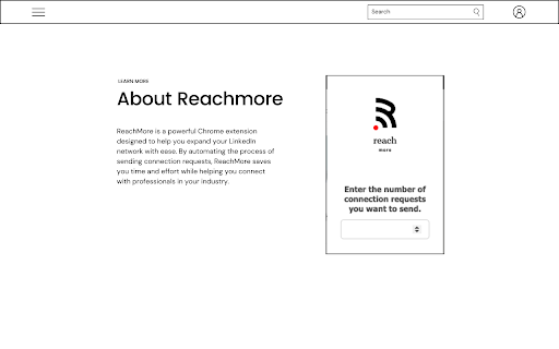 ReachMore  from Chrome web store to be run with OffiDocs Chromium online