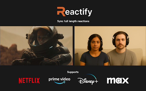 Reactify  from Chrome web store to be run with OffiDocs Chromium online