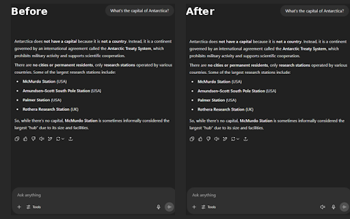 Read Aloud Button to Persistent Control Bar on ChatGPT  from Chrome web store to be run with OffiDocs Chromium online
