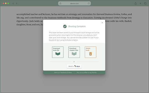 ReaderBot: eBook to AI speed reader  from Chrome web store to be run with OffiDocs Chromium online