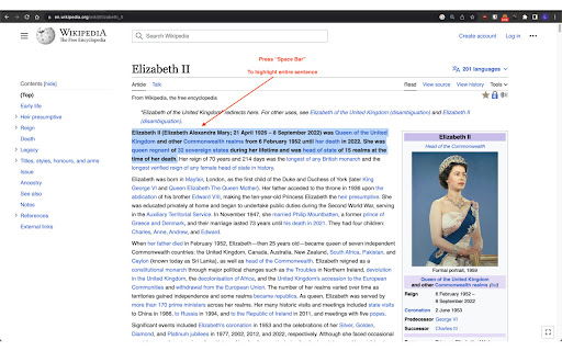 Reading Assist  from Chrome web store to be run with OffiDocs Chromium online