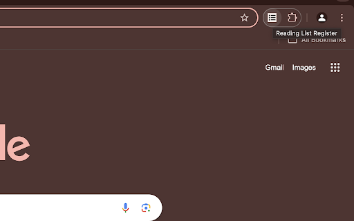 Reading List Register  from Chrome web store to be run with OffiDocs Chromium online