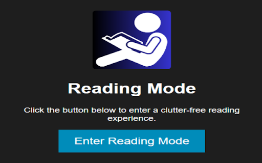 Reading Mode  from Chrome web store to be run with OffiDocs Chromium online