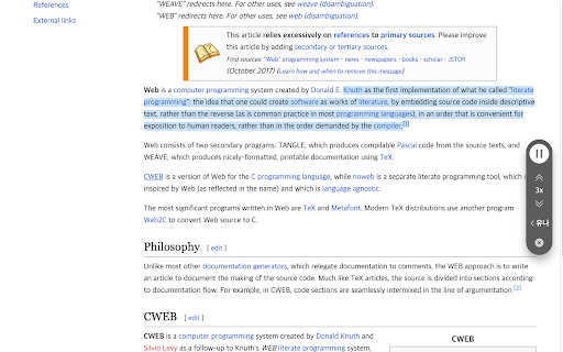 Read With Me  from Chrome web store to be run with OffiDocs Chromium online