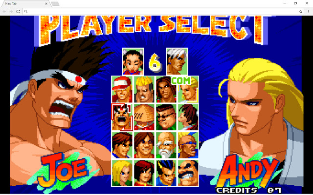 Real Bout Fatal Fury 2 New Tab  from Chrome web store to be run with OffiDocs Chromium online