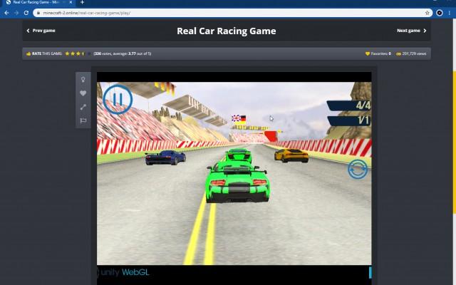 Real Car Racing Game  from Chrome web store to be run with OffiDocs Chromium online