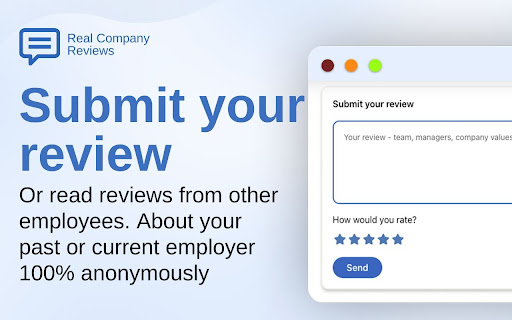 Real Company Reviews from Chrome web store to be run with OffiDocs Chromium online Real Company Reviews from Chrome web store to be run with OffiDocs Chromium online