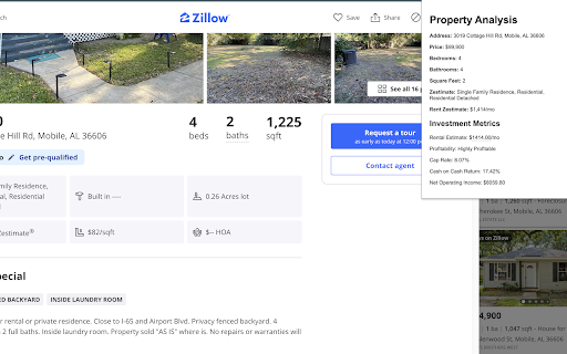 Real Estate Profitability Analyzer  from Chrome web store to be run with OffiDocs Chromium online