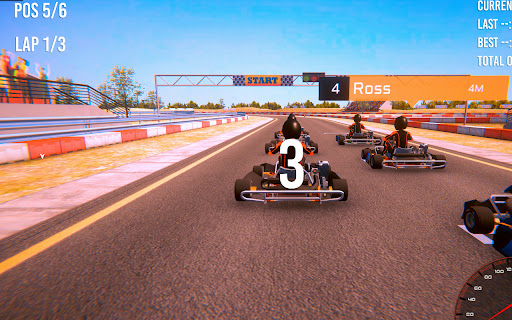 Real Kart Racing PK Game  from Chrome web store to be run with OffiDocs Chromium online