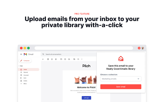 Really Good Emails / Capture!  from Chrome web store to be run with OffiDocs Chromium online