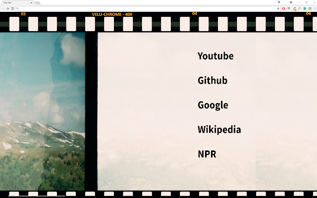 Real Simple New Tab  from Chrome web store to be run with OffiDocs Chromium online