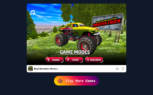 Real Simulator Monster Truck Game Truck  Driving  from Chrome web store to be run with OffiDocs Chromium online